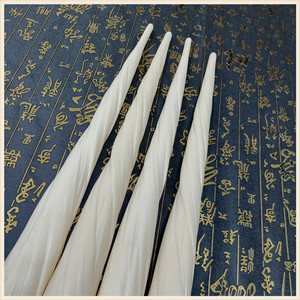 仿独角鲸权杖摆件40cm润度好重量足骨粉树脂合成厂家直供客厅手工