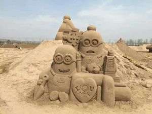 卡通海边沙雕制作 公园沙雕制作 典礼沙雕雕塑制作 滨海沙雕制作