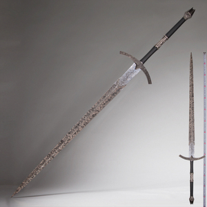 魔戒指环王剑阿拉贡全金属剑索伦戒灵王剑一比一周边模型未开刃