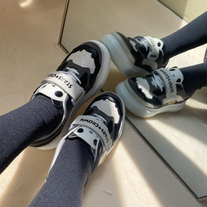 胖达酱星辰皇冠原创正品lolita跑鞋运动鞋jk制服熊猫可爱