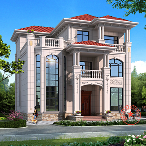 三层楼房设计图纸乡村