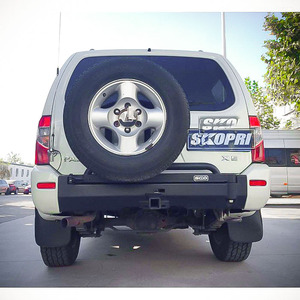 skopri帕拉丁后杠改装 竞技杠越野后保险杠 带备胎架后杠防撞杠锰