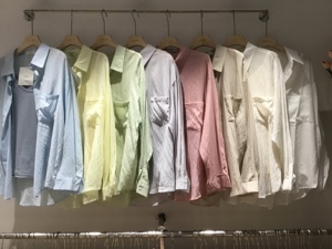 Tomorrow718-656两件套韩版天丝衬衣亚麻吊带套装百搭夏防晒衬衫