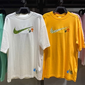 nike耐克短袖女子oversize风运动圆领透气纯棉宽松半袖t恤fn3711