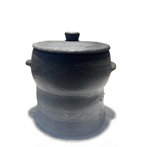 蒸饭锅家用 经典老式手工粗砂土砂锅 砂甑子 砂器 吊洞龚砂锅