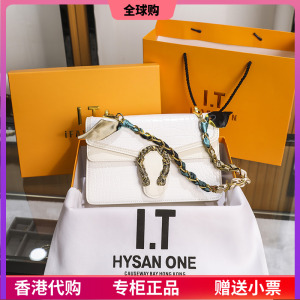 代购酒神包mavis&mk新款女包包真皮链条包单肩手提包百搭小香风包