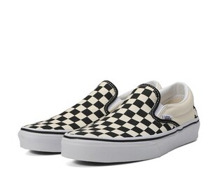 vans黑白棋盘格slip-on超轻一脚蹬情侣鞋休闲帆布板鞋vn000eyebww