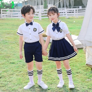 六一儿童演出服韩版幼儿园园服班服英伦风小学生毕业合唱校服套装
