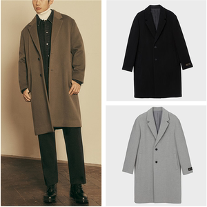 韩国正品代购mind bridge 21冬丁海寅款羊绒中长款呢大衣mvca7101