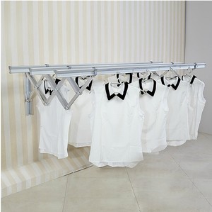 好太太户外推拉伸缩晾衣架铝合金折叠阳台外飘 晒被竿 窗外晾衣杆