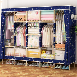 简易衣柜双人超大号