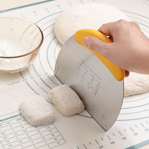 不锈钢加长切面刀手擀面切面刮板手工切面器刮面刀刮面板烘焙工具