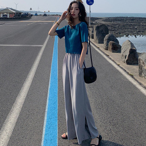 三亚旅行穿搭网红套装女夏海南西双版纳旅游沙滩裙海边度假连衣裙