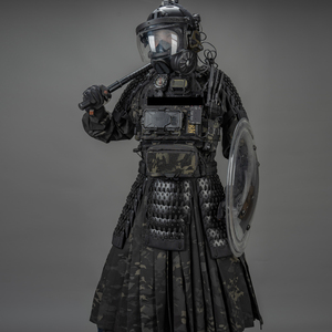 [trn]bac黑灰工业 国风 改良  明制 迷彩 贴里 曳撒 飞鱼服