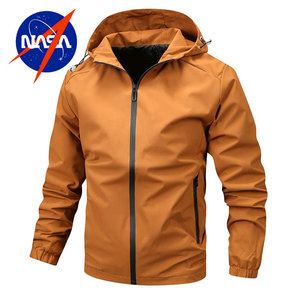 NASA 简约净色休闲连帽外套男新款夹克衫港风软壳舒适街头上装