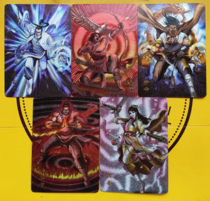 现货正版 燎原文化文创出品 炫光粗闪武林志番外第二弹郭靖黄蓉