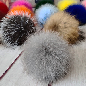 帽子毛球配件狐狸毛绒球diy手工材料服装鞋包饰品帽顶超大毛毛球