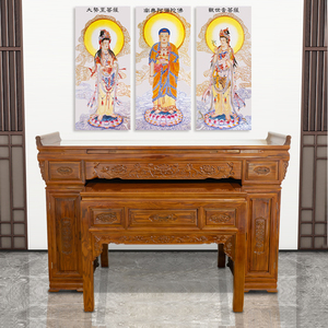 水曲柳实木供桌供台家用神台观音财神佛龛佛台现代简约祖宗条案