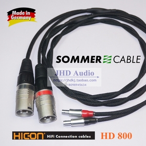 德国SOMMER CABLE HD800 800S 820 平衡线 耳机升级线 D1000