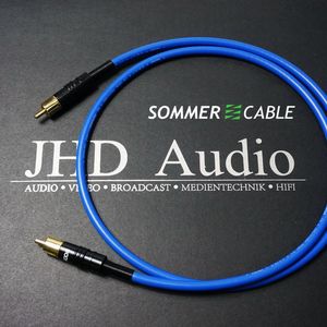 德国sommer cable 75欧 hifi rca数字同轴线spdif数码信号线 时钟
