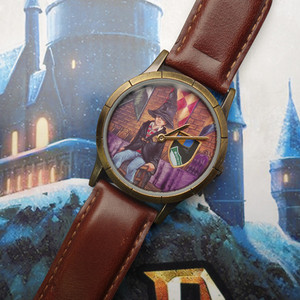 日本精工harrypotter哈利波特镂空旋转盾牌绝版石英女表手表包邮1