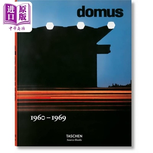 现货 Domus: 1960–1969 进口艺术 建筑杂志多莫斯设计 1960–1969 Taschen 室内装饰建筑设计【中商原版】