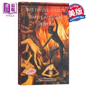 现货 但丁 神曲 地狱篇 Inferno 双语版 英语 意大利语 英文原版 经典名著 Dante 炼狱篇 天堂篇 【中商原版】