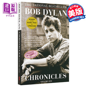 现货 【中商原版】鲍勃迪伦传自传 英文原版 Chronicles Bob Dylan 沿着公路直行