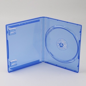 厂家直销出口全新单片PS3PS4光盘盒游戏盒 ps4游戏空盒子环保蓝色
