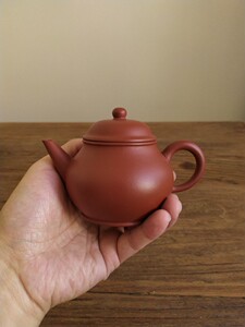 紫砂一厂红泥墨缘斋意堂制景记芭乐壶线瓢水平九十年代制作