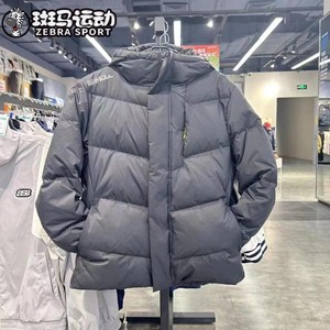 斯凯奇男子羽绒服23冬季新款时尚潮流风梭织保暖短款外套L423M138