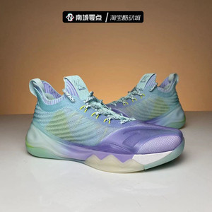 安踏kt6low泼墨篮球鞋男鞋2022新款室内外场减震实战球鞋