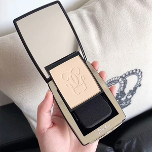 新款guerlain娇兰金钻粉饼修颜00/01黑钻遮瑕定妆控油spf15/pa