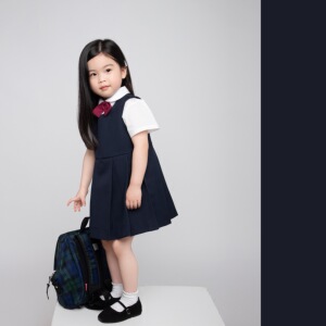 a mermaid 2020春夏日本进口面料日系幼稚园夏款制服 女童 摄影