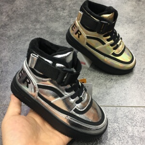 木瓜鱼童鞋2019冬季新款男女童轻便保暖加绒二棉防水休闲运动板鞋