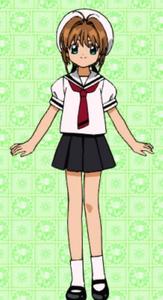 aoi预 魔卡少女樱 木之本樱 小樱 知世 校服 夏季制服cosplay服装