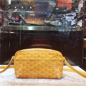 Goyard/戈雅女包 经典狗牙logo印花相机包饭盒包单肩包斜挎包男包