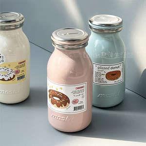 日本mosh保温杯水杯牛奶瓶保冷便携可爱日式简约高颜值杯子随行杯