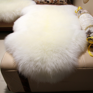 整张羊皮羊毛沙发垫纯羊毛地毯卧室客厅欧式椅垫飘窗垫床边毯定做