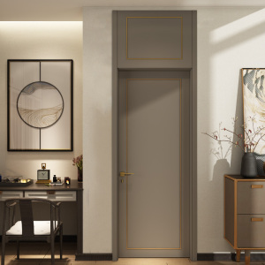 顶荣木门厂淘宝极简隐形门暗门电视背景墙客厅一体房门实木门卧室门