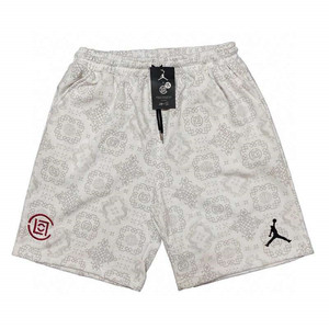 clot联名aj飞人篮球短裤满印丝绸限定中国风冠希edc男女休闲裤子