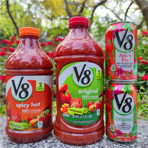 美国v8浓缩混合蔬菜汁饮料基底培养调酒汁果蔬汁 vegetable juice