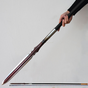 龙胆赵云长枪长矛一体红缨枪霸王枪高锰钢十八般兵器钩镰枪未开刃