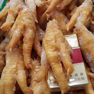 毛重20斤炸凤爪鸡脚中号短鸡爪半成品虎皮凤爪冷冻新鲜食材近包邮