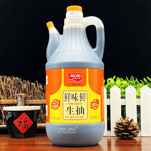 加加鲜味鲜生抽酱油1.9l非转基因大豆酿造凉拌烹调炒菜蘸食调味