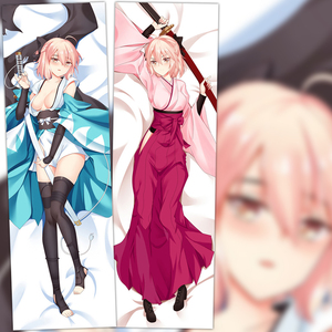 fate grand order 冲田总司 樱saber动漫等身抱枕 2wt抱枕套