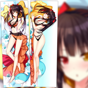 约会大作战二次元周边宅男礼物性感泳装时崎狂三等身抱枕方枕睡枕