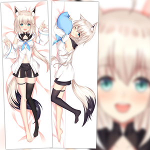 hololive vtuber 白上吹雪fbk小狐狸等身抱枕定制动漫宅男抱枕套