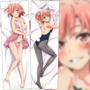 970人付款淘宝青果 由比滨结衣 团子 泳装水着 动漫等身抱枕 2wt抱枕