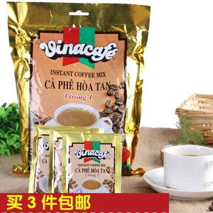 买3袋包邮/正品vina咖啡越南威拿咖啡三合一速溶咖啡480g袋装